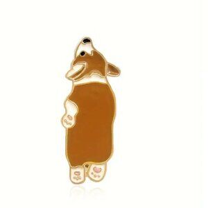 Corgi Dog Enamel Pin - Cute Pet Lover's